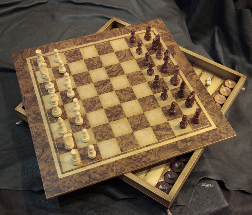 Chess and backgammon set combined 1003