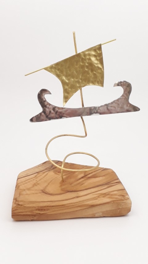 ARGO MADE OF BRONZE & ALPACA LEAVES