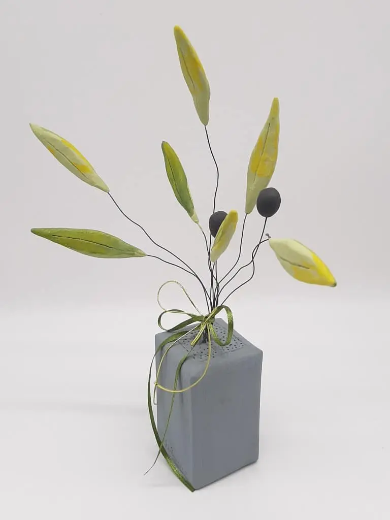 CERAMIC OLIVE BRANCH