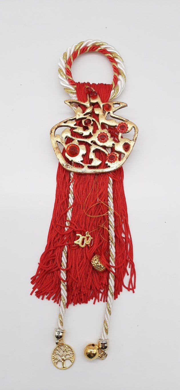 CHRISTMAS LUCKY CHARM "POMEGRANATE"