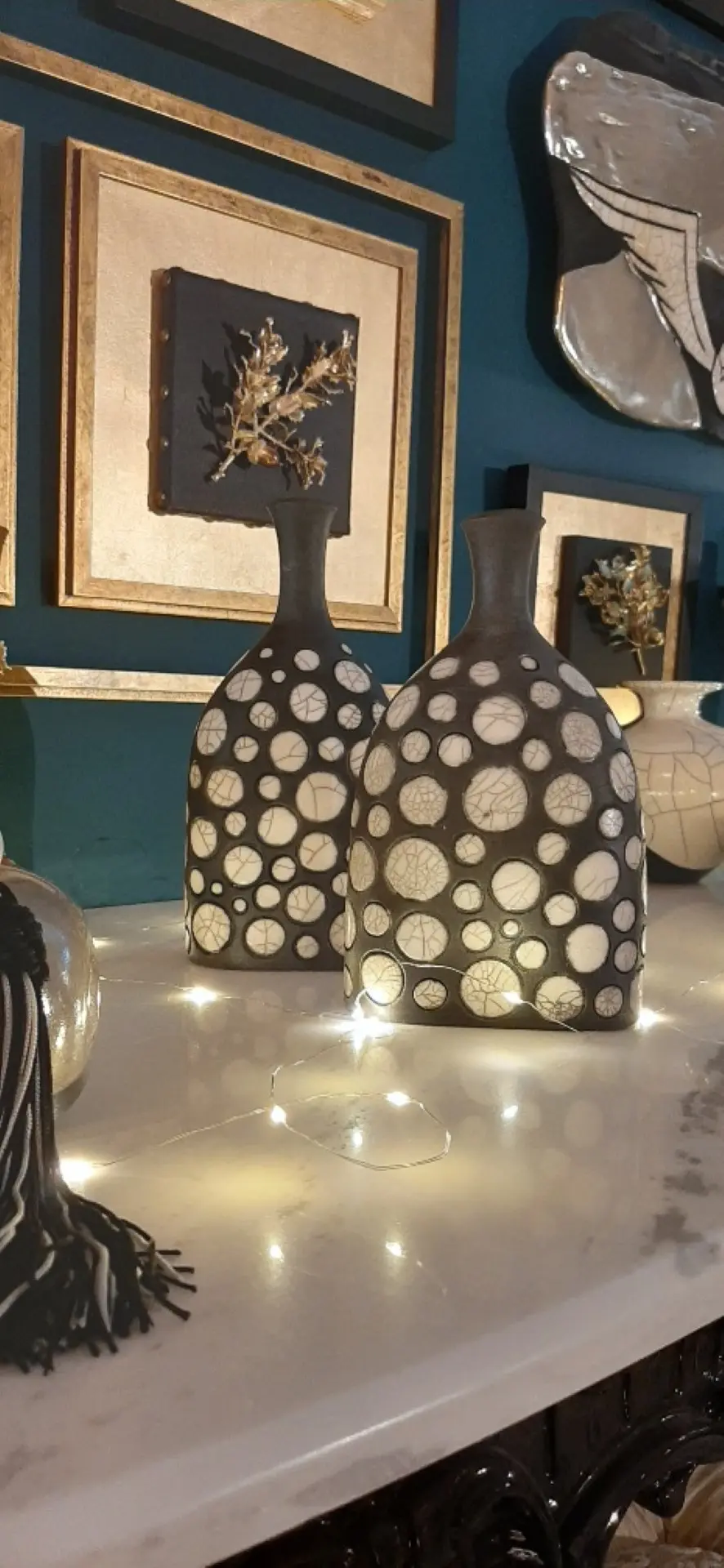 CERAMIC VASE "BOTTLE" IN TWO SIZES