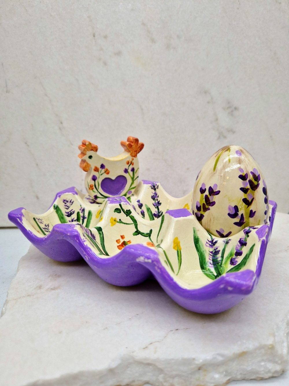 ΠΟΡΣΕΛΑΝΙΝΗ ΑΒΓΟΘΗΚΗ ΜΕ ΣΧΕΔΙΟ ΛΕΒΑΝΤΕΣ